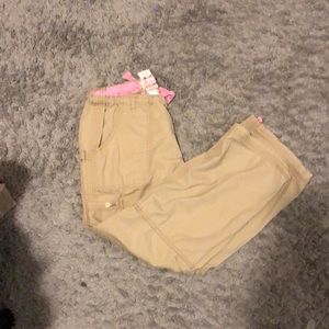Tan scrub pants